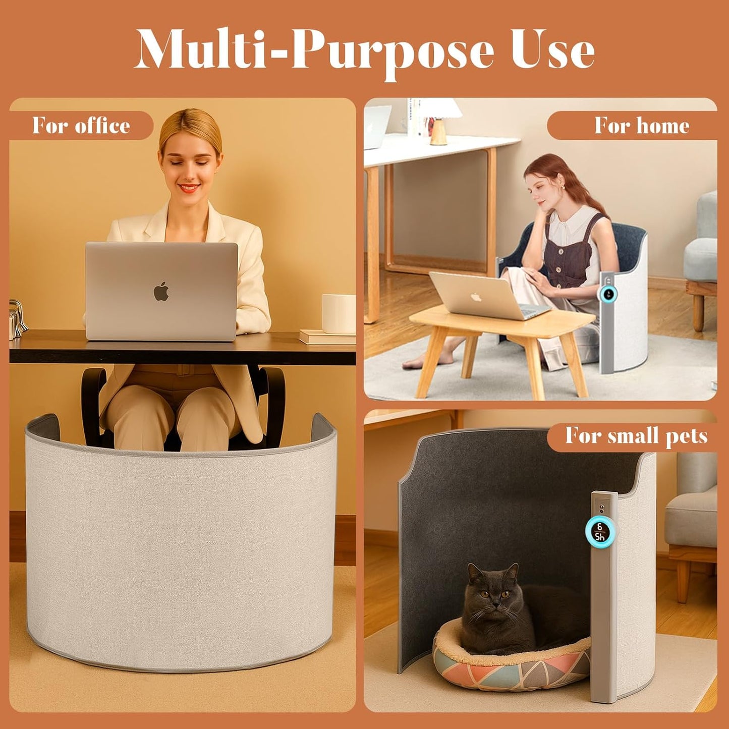 Electric Panel Space Heater with Thermostat