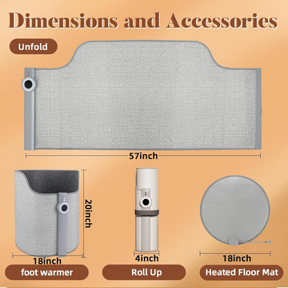 Electric Panel Space Heater with Thermostat